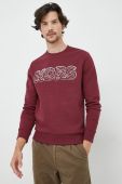 Кофта Michael Kors чоловіча колір бордовий з принтом