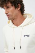 Кофта Manuel Ritz чоловіча колір бежевий з капюшоном з принтом