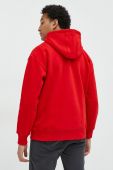 Кофта Tommy Jeans чоловіча колір червоний з капюшоном з аплікацією