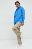 Кофта Tommy Jeans чоловіча з капюшоном з аплікацією колір блакитний (2844725)