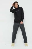 Кофта Tommy Jeans чоловіча колір чорний з капюшоном з аплікацією (2844710)