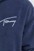 Кофта Tommy Jeans чоловіча колір синій з аплікацією (2596805)