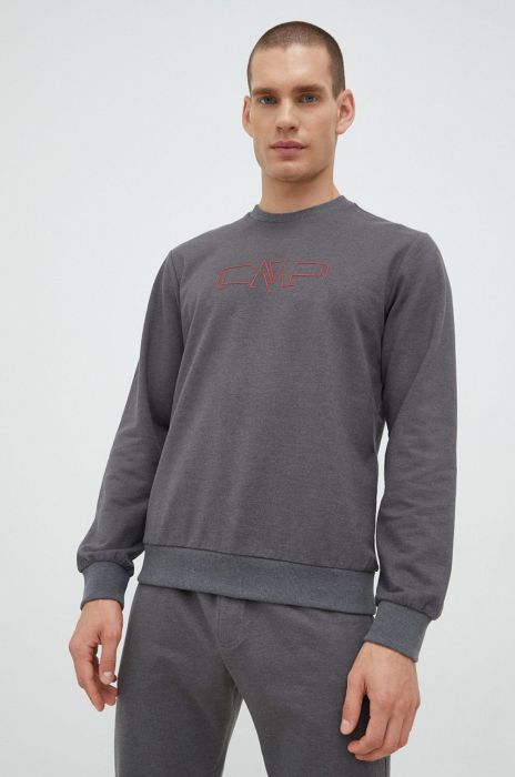 Кофта CMP чоловіча колір сірий з принтом