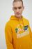 Кофта Marmot Coastal чоловіча колір жовтий з капюшоном з принтом