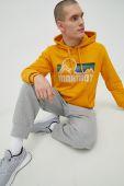 Кофта Marmot Coastal чоловіча колір жовтий з капюшоном з принтом