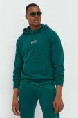 Кофта Sixth June чоловіча колір зелений з капюшоном з аплікацією (2801170)