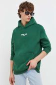 Кофта Sixth June чоловіча колір зелений з капюшоном з принтом
