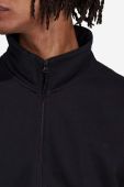 Кофта adidas Originals Adicolor Contempo Half-Zip Crew Sweatshirt чоловіча колір чорний однотонна HK0311-black