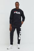 Кофта Fila колір чорний з принтом (2607851)