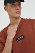 Кофта Kangol unisex колір коричневий з аплікацією