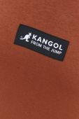 Кофта Kangol unisex колір коричневий з аплікацією