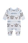 Kenzo Kids Дитячі бавовняні повзунки колір блакитний (2700251)