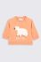 Лонгслів для немовлят Coccodrillo колір помаранчевий з принтом