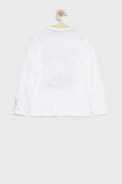 Дитячий бавовняний лонгслів Birba&Trybeyond колір білий з аплікацією