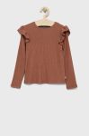 Дитячий светр United Colors of Benetton колір коричневий