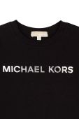 Дитячий лонгслів Michael Kors колір чорний