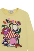 Дитячий бавовняний лонгслів Marc Jacobs колір жовтий (2700733)