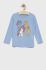Дитячий бавовняний лонгслів Name it колір блакитний