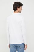 Лонгслів Guess чоловічий колір білий однотонний (2616594)