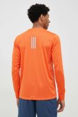 Лонгслів до бігу adidas Performance Own the Run колір помаранчевий однотонний