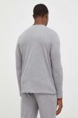 Лонгслів лаунж BOSS колір сірий однотонний (3378845)