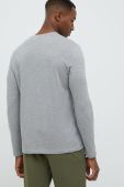 Лонгслів лаунж BOSS колір сірий однотонний (2706049)