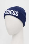 Дитяча шапка Guess колір синій з тонкого трикотажу (2803892)