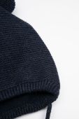 Дитяча шапка Coccodrillo колір синій з тонкого трикотажу