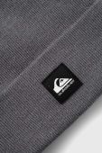 Дитяча шапка Quiksilver колір сірий з товстого трикотажу