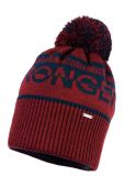 Дитяча шапка Jamiks колір бордовий (2595063)