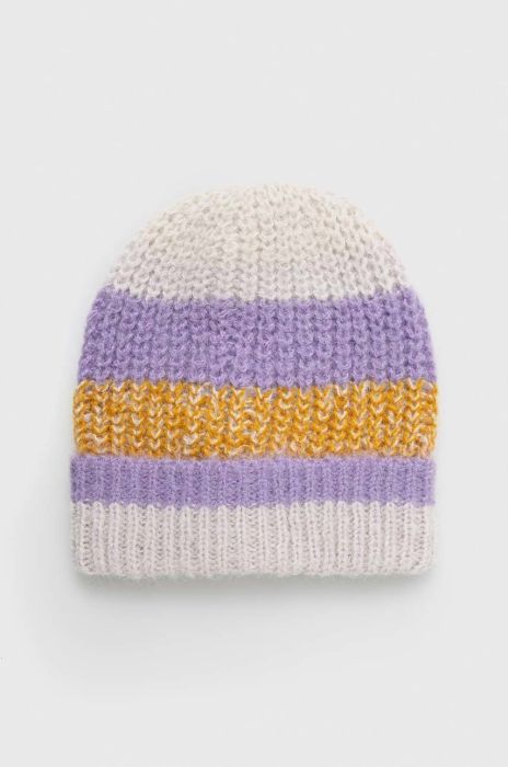 Шапка Vero Moda колір фіолетовий