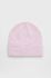 Шапка Only колір фіолетовий з товстого трикотажу