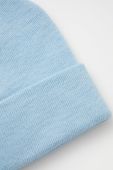 Шапка Only з товстого трикотажу колір блакитний