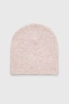 Шапка Only колір рожевий з тонкого трикотажу