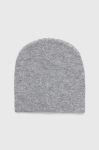 Шапка Only колір сірий з тонкого трикотажу (2849730)