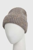 Шапка Only колір бежевий з товстого трикотажу