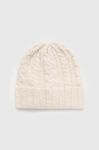 Шапка Only колір бежевий