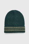 Шапка Pieces колір зелений (2847381)