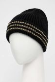 Шапка Pieces колір чорний