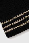 Шапка Pieces колір чорний