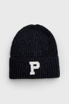 Шапка Pepe Jeans колір синій з тонкого трикотажу (2608100)
