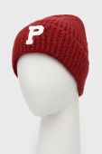 Шапка Pepe Jeans колір червоний з тонкого трикотажу