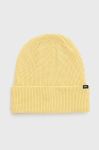 Шапка Vans колір жовтий з товстого трикотажу (2646833)
