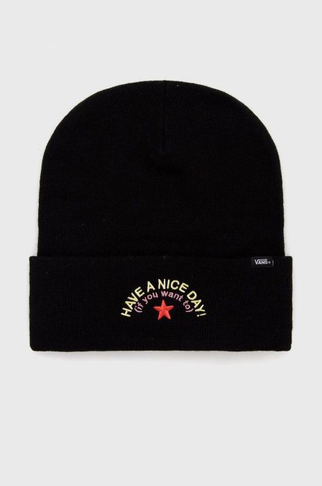 Шапка Vans колір чорний (2560095)