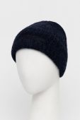 Шапка з домішкою вовни Superdry колір синій з товстого трикотажу (2765156)