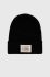 Шапка Rip Curl колір чорний з товстого трикотажу