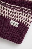 Шапка Dakine Davina Beanie колір фіолетовий з товстого трикотажу