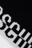 Шапка з домішкою вовни Moschino колір чорний (2567554)