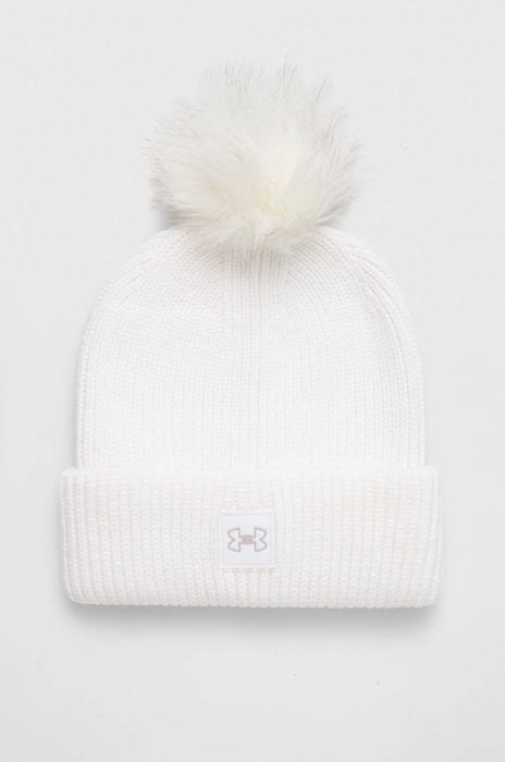 Шапка Under Armour колір чорний з товстого трикотажу (3675556)