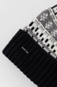 Шапка Burton Recycled Walden колір чорний з товстого трикотажу